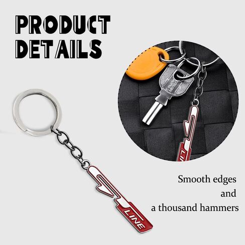 ASUBHA Car Key Pendant Keychain, GTLINE Keychains Emblem Pendant, Car Accessories for Women Men in Kuwait