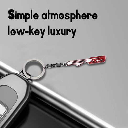 ASUBHA Car Key Pendant Keychain, GTLINE Keychains Emblem Pendant, Car Accessories for Women Men in Kuwait