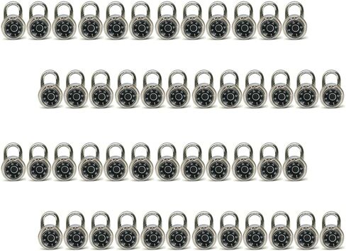 Lock 1 Pack Combination Lock Locker Lock for Gym and School Lockers Safe Combination Padlock Mini Combination Lock，Standard Dial Combination Lock in Kuwait
