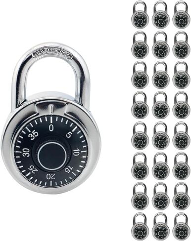 Lock 1 Pack Combination Lock Locker Lock for Gym and School Lockers Safe Combination Padlock Mini Combination Lock，Standard Dial Combination Lock in Kuwait