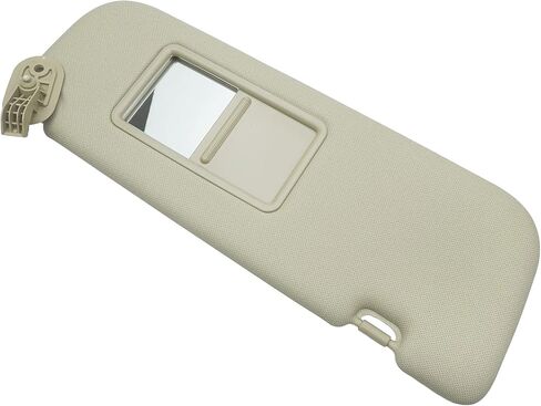 حاجب الشمس RH ومرآة المكياج لاستبدال الجانب الأيمن للراكب 852203X000 مناسب لـ Hyun-dai Elantra MD 2011-2015 اللون البيج in Kuwait