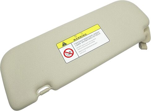 حاجب الشمس RH ومرآة المكياج لاستبدال الجانب الأيمن للراكب 852203X000 مناسب لـ Hyun-dai Elantra MD 2011-2015 اللون البيج in Kuwait