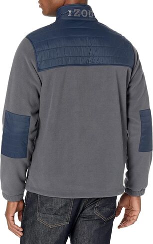 IZOD Men's Fleece Jacket with Nylon Trim in Kuwait