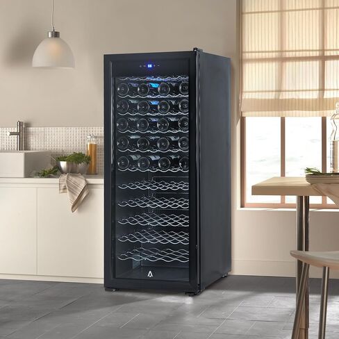 Zstar 66 Bottle Beverage Refrigerator Cooler, Freestanding Refrigerator with Digital Temperature Control, 41-64℉, Adjustable Shelves & Digital Temperature Display, Countertop Wine Cooler Refrigerator in Saudi Arabia