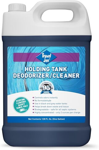 RV Black & Grey Water Tank Treatment, Powerful Deodorizer/Waste Digester, Safe Waste Tank Odor Eliminator, Breaks Down Sludge, Tissue | Fresh Scent, 32 oz Bottle in Saudi Arabia