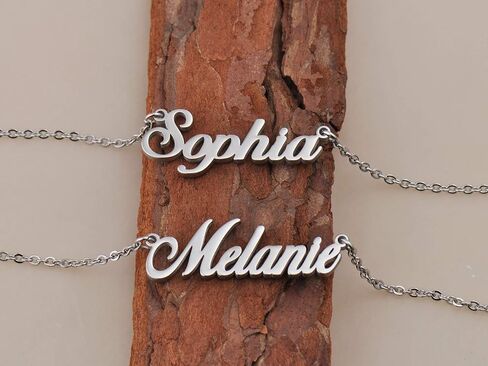 HUAN XUN Personalized Name Necklace Custom Letter Necklace for Womens in Kuwait
