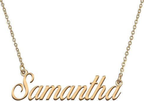 HUAN XUN Personalized Name Necklace Custom Letter Necklace for Womens in Kuwait