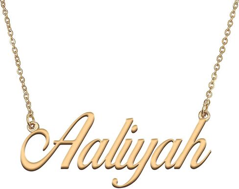HUAN XUN Personalized Name Necklace Custom Letter Necklace for Womens in Kuwait