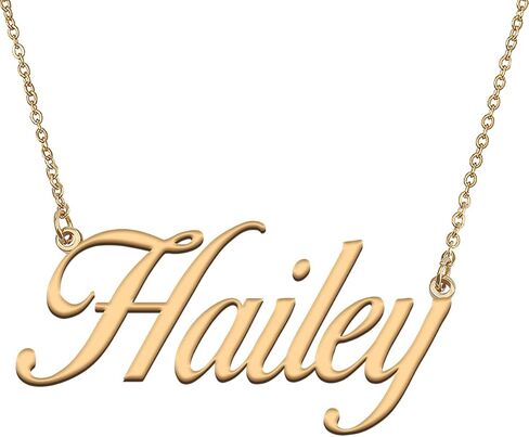 HUAN XUN Personalized Name Necklace Custom Letter Necklace for Womens in Kuwait