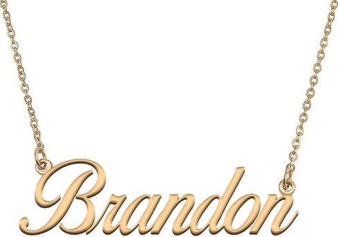 HUAN XUN Personalized Name Necklace Custom Letter Necklace for Womens in Kuwait