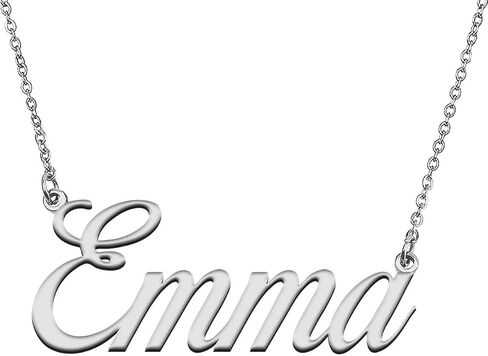 HUAN XUN Personalized Name Necklace Custom Letter Necklace for Womens in Kuwait