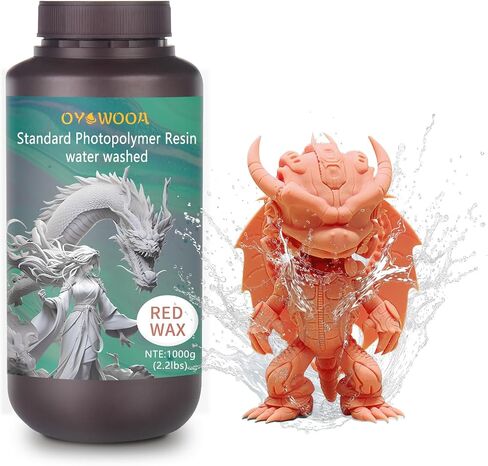 3D Printer Resin Water Washable High Precision 3D Printing Liquid 405nm Photopolymer Resin for LCD/DLP 3D Printer Machine (Dark Grey, 1000g) in Saudi Arabia