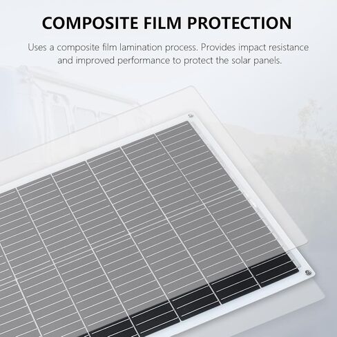XINPUGUANG Flexible Solar Panel 200W 12V Kit,2X100w Monocrystalline Fiberglass Module 20A Controller Solar Cable for Off Grid Home,RV,Caravan,Boat and Other Battery Charger（200W in Saudi Arabia