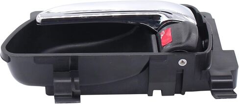 مقبض باب داخلي يسار من الكروم باللون الأسود من NewYall لسيارة Toyota 86/Scion FR-S/Subaru BRZ 13-20، Legacy/Outback 10-19، Forester 09-18، Impreza 08-16، XV Crosstrek 13-15 in Saudi Arabia
