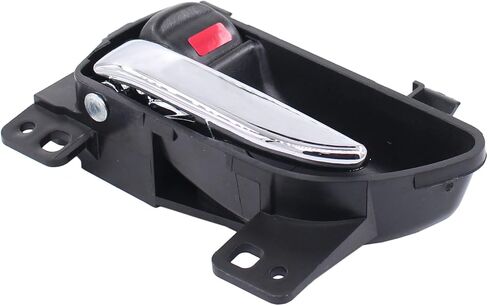 مقبض باب داخلي يسار من الكروم باللون الأسود من NewYall لسيارة Toyota 86/Scion FR-S/Subaru BRZ 13-20، Legacy/Outback 10-19، Forester 09-18، Impreza 08-16، XV Crosstrek 13-15 in Saudi Arabia