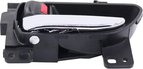 مقبض باب داخلي يسار من الكروم باللون الأسود من NewYall لسيارة Toyota 86/Scion FR-S/Subaru BRZ 13-20، Legacy/Outback 10-19، Forester 09-18، Impreza 08-16، XV Crosstrek 13-15 in Saudi Arabia