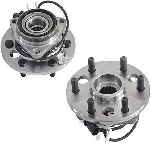 IRONTEK ONLY 4WD Front Wheel Bearing Hub Assembly for Chevy K1500 K2500 Tahoe, for GMC K1500 Yukon K2500 Suburban 1999-00 for Cadillac Escalade 6 Lugs 515024 W/ABS in Kuwait
