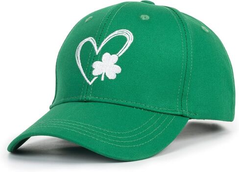 النساء الرجال قبعة بيسبول سانت باتريك لاكي شامروك قبعة سائق الشاحنة الأيرلندية 4 أوراق البرسيم قبعة بيسبول in Kuwait