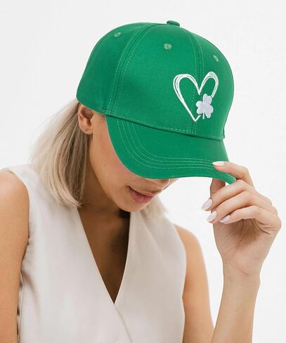 النساء الرجال قبعة بيسبول سانت باتريك لاكي شامروك قبعة سائق الشاحنة الأيرلندية 4 أوراق البرسيم قبعة بيسبول in Kuwait