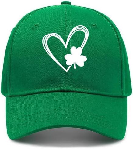 Women Men St. Patrick's Baseball Cap Lucky Shamrock Trucker Hat Irish 4 Leaf Clover Baseball Cap in Saudi Arabia