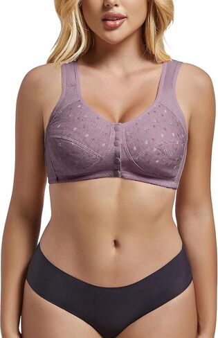 Bras for Older Women Front Closure Bras for Older Women Bra with Front Closure Bras for Women Grandma Bra Senior Bras in Saudi Arabia