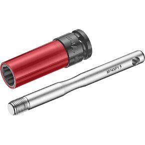 1/2" Protective Wheel Lug Nut Socket - 17MM Convex Flower Head Lug Nut