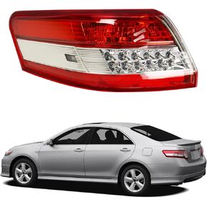 labwork Driver Side Outer Tail Light Replacement for 2010 2011 Toyota Camry Rear Brake Tail Light Lamp Assembly LH Left Side 8156006340 TO2804106