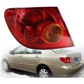 munirater Left Tail Light Replacement for Corolla 2003-2008 Outer Rear Tail Lamp 8156002290