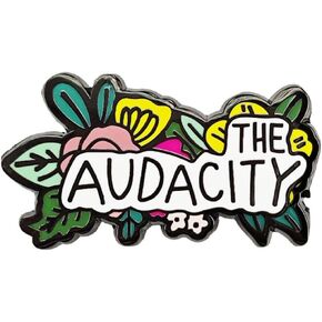 The Audacia Flower Floral Brooch Pin, Enamel Flower Pin for Women and Girls