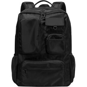 travel backpack for men large capacity Laptop Bag multi-compartment laptop bag Black Large (black, Large)