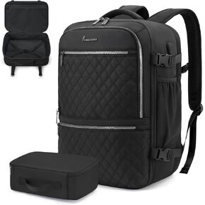 Travel Backpack,30L Carry on Backpack for Airplanes,17.3 Inch Frontier Airlines Personal Item Travel Bag with USB Charger and Cosmetic Bag