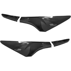 HIGH FLYING for Toyota Camry 2018-2024 Car Accessories Rear Tail Light Cover Lens Trim Transparent Black ABS 4PCS