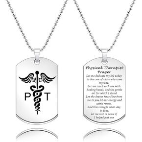 Physical Therapist’s Prayer Necklace Physical Therapist Jewelry Physical Therapist Gift Physical Therapist Graduation Gift