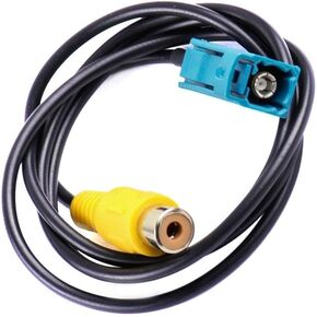 Reverse Camera Adapter Fakra to RCA Reversing Parking Cable Compatible with Benz A/B/C/CL/CLC/CLS/E/GL/M/R/Sl/SLK/SLR Class Volvo S90/S80/S40 V30 V40 V50/S60/V60/XC90/XC60/XC70