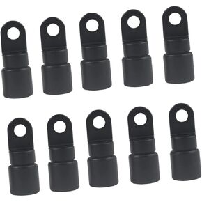 10Pcs Bungee Cord End Hooks Elastic Terminal Ends for Kayaks Boats Canoes Durable Bungee Cord Hooks for Secure Tie Down