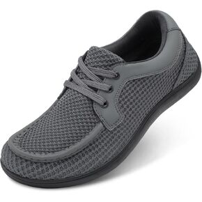 BARERUN Men's Barefoot Slip on Walking Shoes Wide Toe Box Running Shoes Casual Fashion Sneakers Comfortable Light-Weight Men's Loafers Business Dress Shoes for Driving Jogging Wedding Church Office