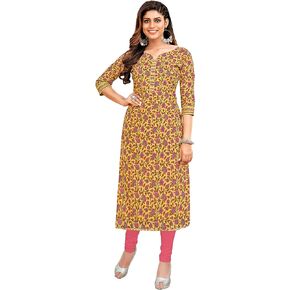 Miraan Women Cotton Readymade Regular Kurti (Sankurti287)