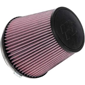 K&N Universal Clamp-On Air Intake Filter: High Performance, Premium, Washable, Replacement Filter: Flange Diameter: 6 In, Filter Height: 6.5 In, Flange Length: 1 In, Shape: Round Tapered, RU-1042XD