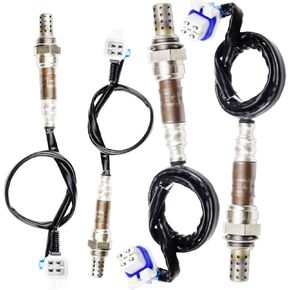 4PCS Oxygen O2 Sensor for 2007 GMC Sierra 1500 4.8L/5.3L/ 6.0L/6.2L Upstream + Downstream
