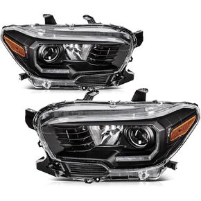 Headlight Assembly Fits For 2016-2022 for Toyota Tacoma Headlamp Driver and Passenger Side