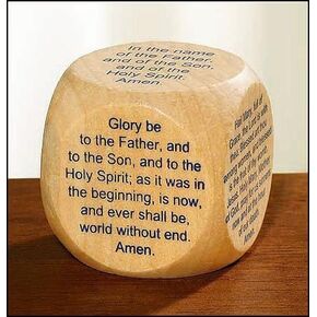 Favorite Catholic Prayers Cube