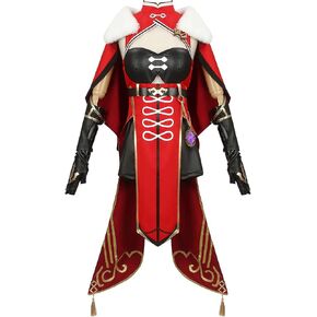 NSPSTT Beidou Cosplay Costume Genshin Cosplay Outfit Game Halloween Costume for Women Dress