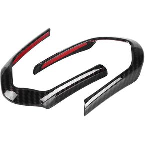 2pcs Steering Wheel Cover Trim Frame Carbon Fiber Replacement for F20 F22 F30 F32 F10 F06 F15 F16