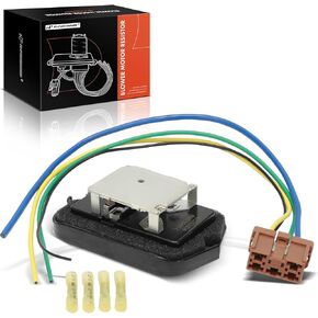 A-Premium HVAC Blower Motor Resistor with Wire Harness Kit Compatible with Honda Vehicles - Accord 1998-2002, Odyssey 1999-2004 - Replace# 79330S84A01