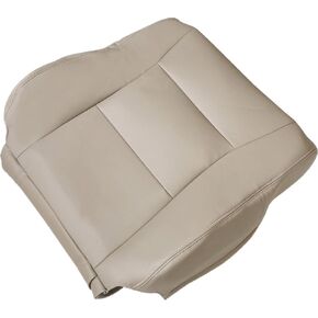 GXARTS Driver Or Passenger Side Top Lean Back Replacement Leather Seat Cover Ivory Tan Compatible with Toyota Land Cruiser 1998 1999 2000 2001 2002 2003 2004 2005 2006 2007