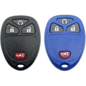 Replacement Key Fob Cover fit for GMC Acadia Yukon Chevy Suburban Tahoe Traverse Cadillac Escalade SRX Buick Enclave