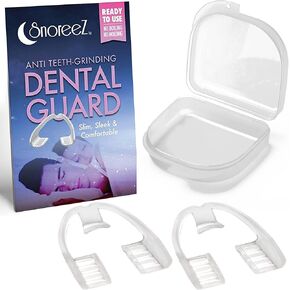 Anti Teeth-Grinding Dental Guard-Ready to use-No Boiling or Molding, Slim, Sleek and Comfortable Works for Upper and Lower Jaw, relieves Pain and Corrects TMJ and Bruxism