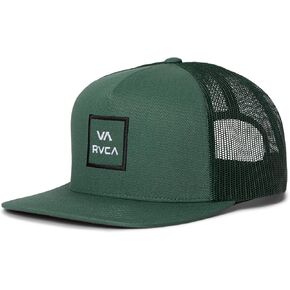 RVCA Men's Trucker, Structured Hat with Stretch Mesh Back, Adjustable Snapback Closure