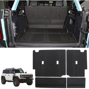 Rear Seat Back Cover for Ford Bronco Accessories 2021 2022 2023 2024, Trunk Mat Protector Mat Dog Seat Liner Fit Bronco 4-Door Backrest Mats in Kuwait