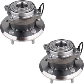 Pair Rear 512358 Wheel Hub & Bearing Assembly Compatible with 2007-2009 Pontiac Torrent, 2012-2015 Chevy Captiva Sport, 2007-2009 Equinox, 2008-2010 Saturn Vue, 2007-2009 Suzuki XL-7 w/ABS